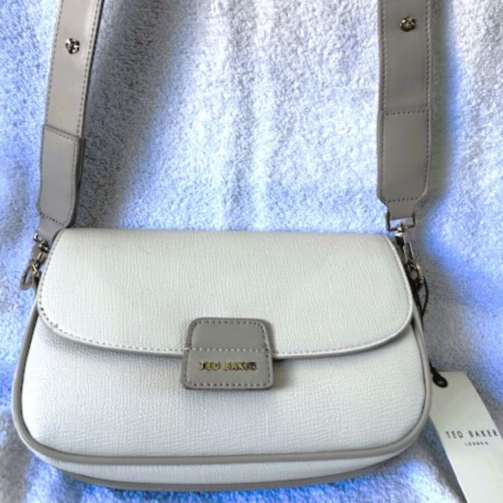 Ted Baker London Rory crossbody in two-toned leather NWT